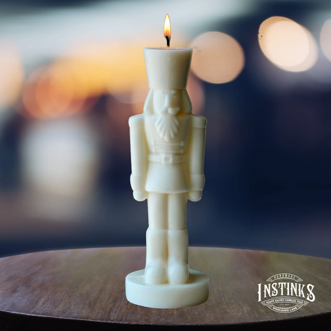 Nutcracker Pillar Candle