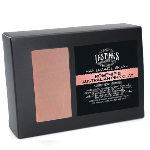 Rosehip & Australian Pink Clay Face & Body Bar